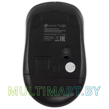 Мышь Oklick 310MW (черный/красный) картинка 5